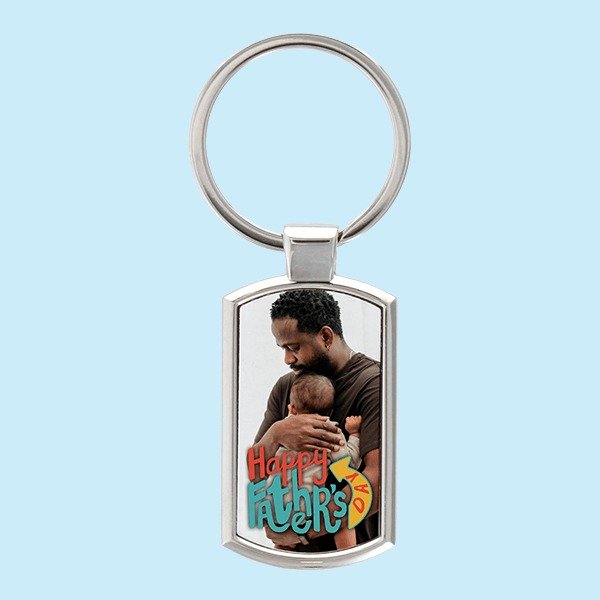 Sublimation Keychain Aluminum Rectangle - 41 x 19 mm - Image 3