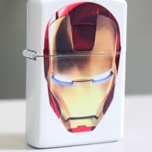 Silver and white color lighter